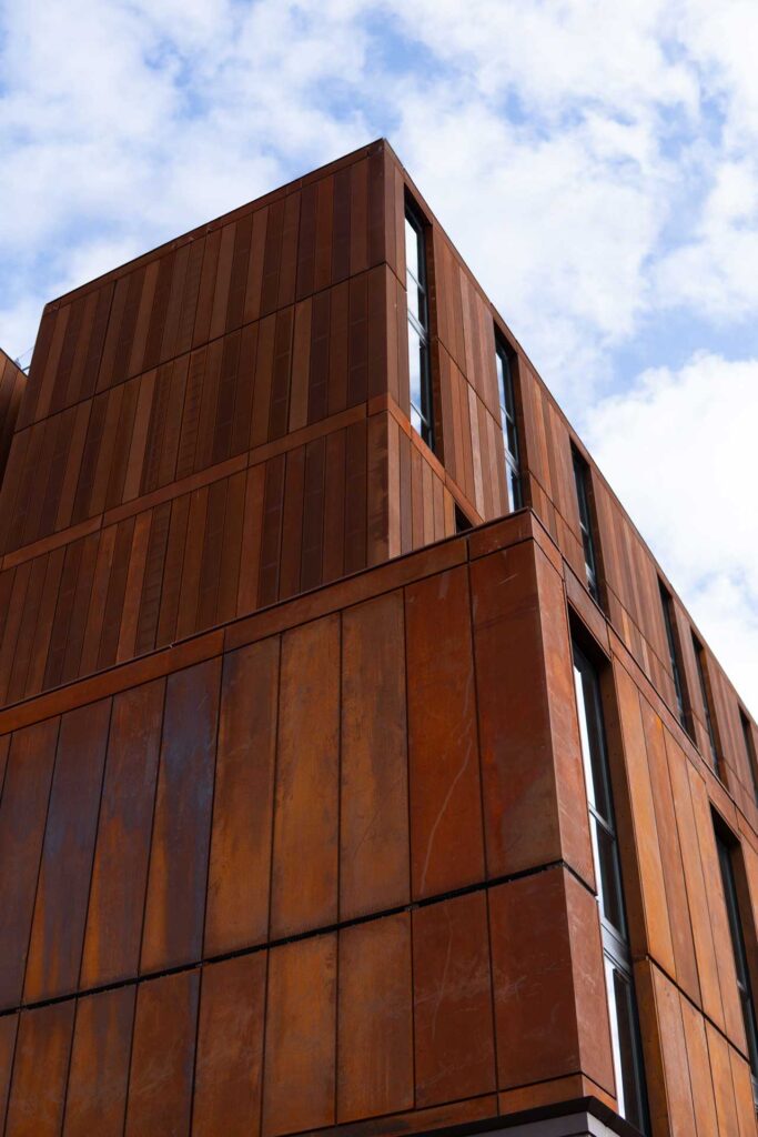 Corten Weathered Steel Cladding Panels