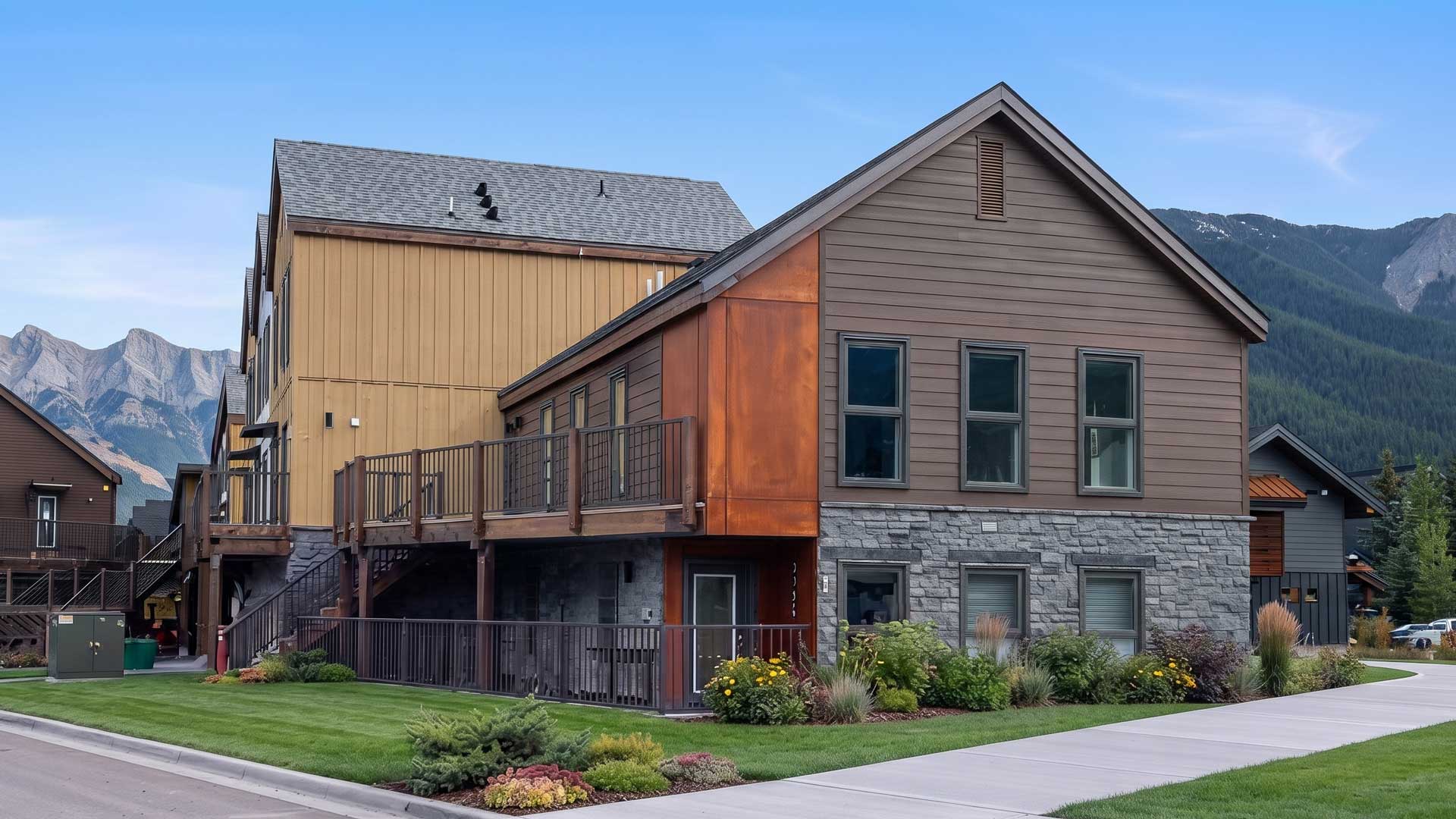 Vintage Steel feature on residential building